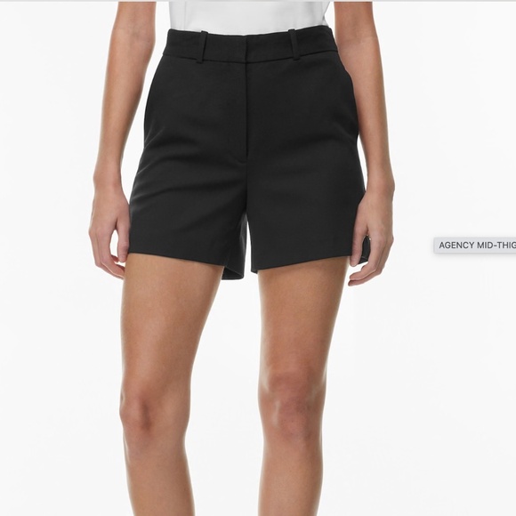 Aritzia Babaton Agency Mid-thigh Short - City Wool in black - Picture 1 of 4